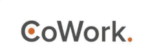CoWork logo — wordmark with an orange dot after the text.