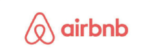 Airbnb logo: red stylized A icon beside the red wordmark 'airbnb'