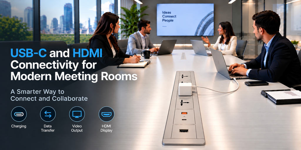USB-C and HDMI Connectivity for Modern Meeting Rooms