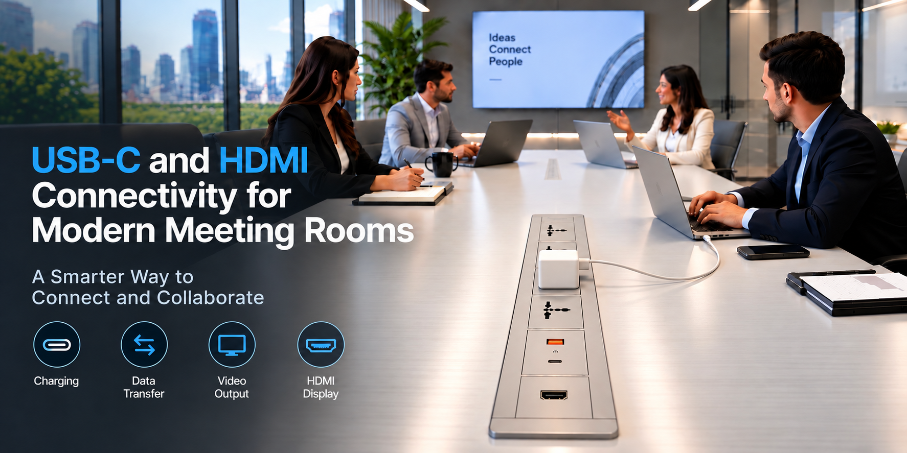 USB-C and HDMI Connectivity for Modern Meeting Rooms